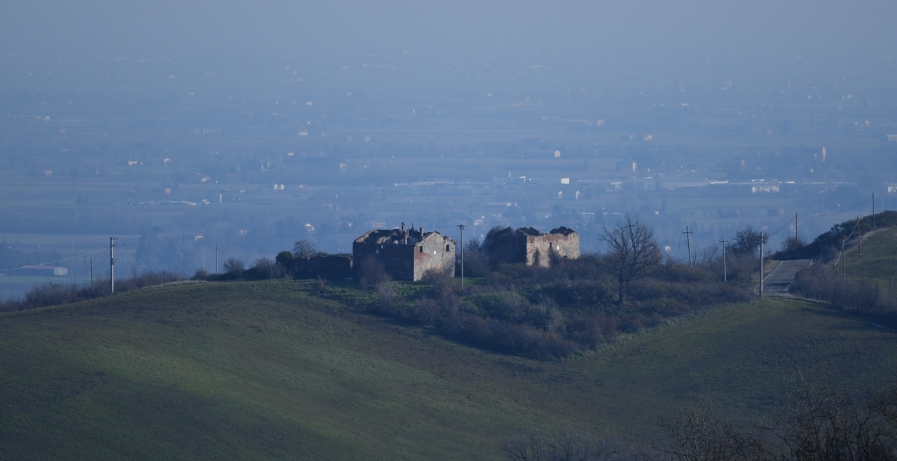 Pieve Pastino vista dal belvedere di Via del Pilastrin